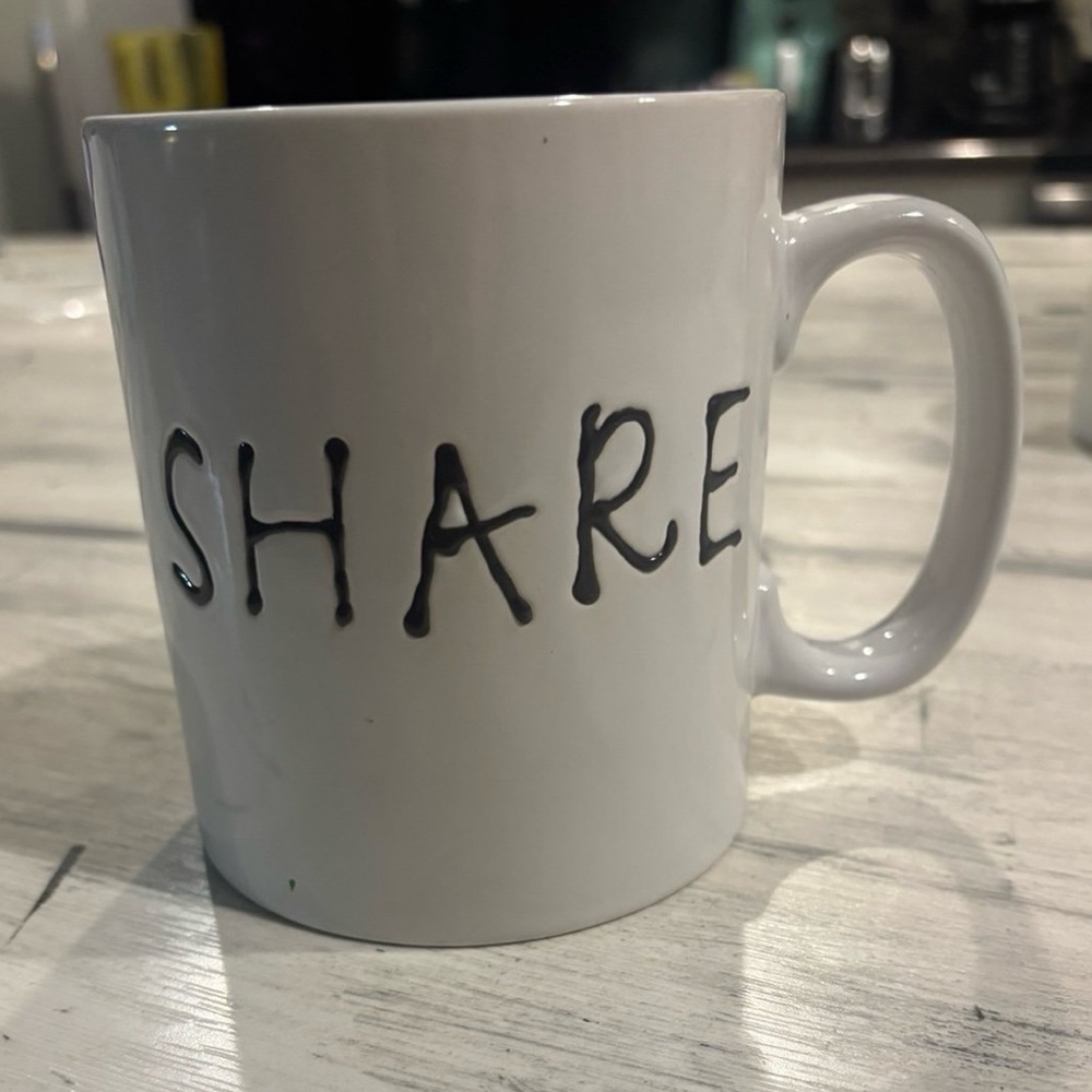 Oversized coffee mug